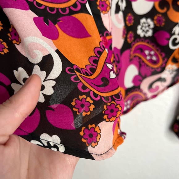 Vintage Y2K MaryKate and Ashley Pasiley Button Up Top - Picture 4 of 8